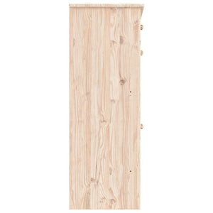Massivholz Schuhschrank Kiefer 77x96cm