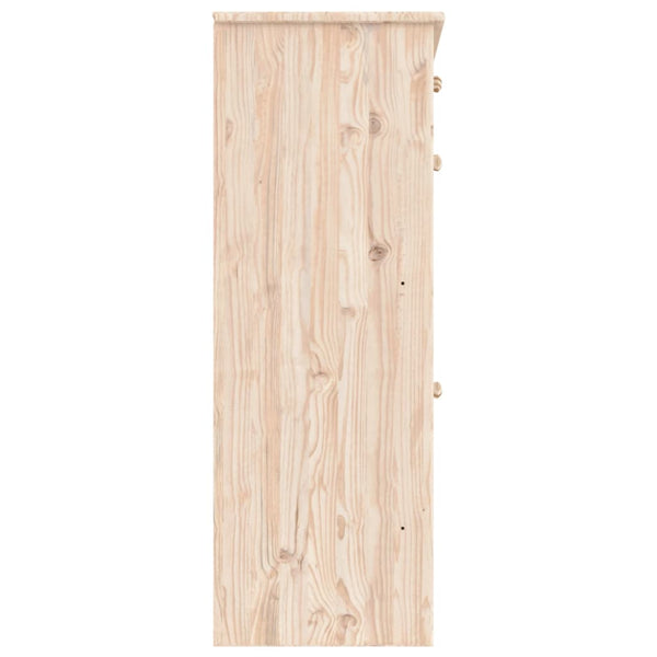 Massivholz Schuhschrank Kiefer 77x96cm