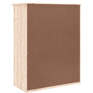 Massivholz Schuhschrank Kiefer 77x96cm