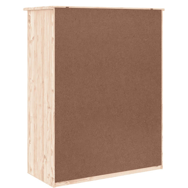 Massivholz Schuhschrank Kiefer 77x96cm