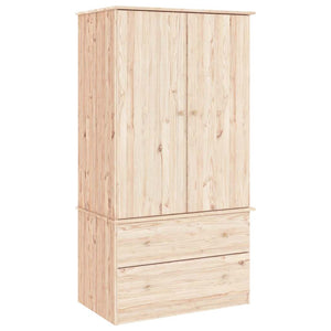 Massivholz Kleiderschrank Kiefer 90x170cm