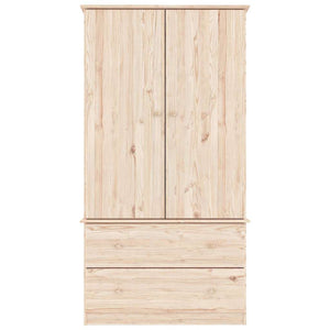 Massivholz Kleiderschrank Kiefer 90x170cm