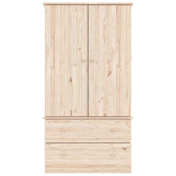 Massivholz Kleiderschrank Kiefer 90x170cm