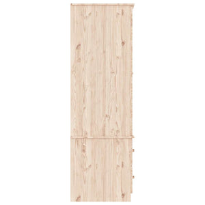 Massivholz Kleiderschrank Kiefer 90x170cm