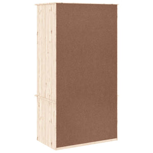 Massivholz Kleiderschrank Kiefer 90x170cm