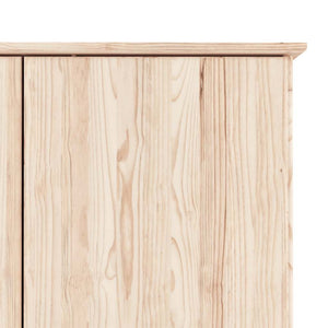 Massivholz Kleiderschrank Kiefer 90x170cm