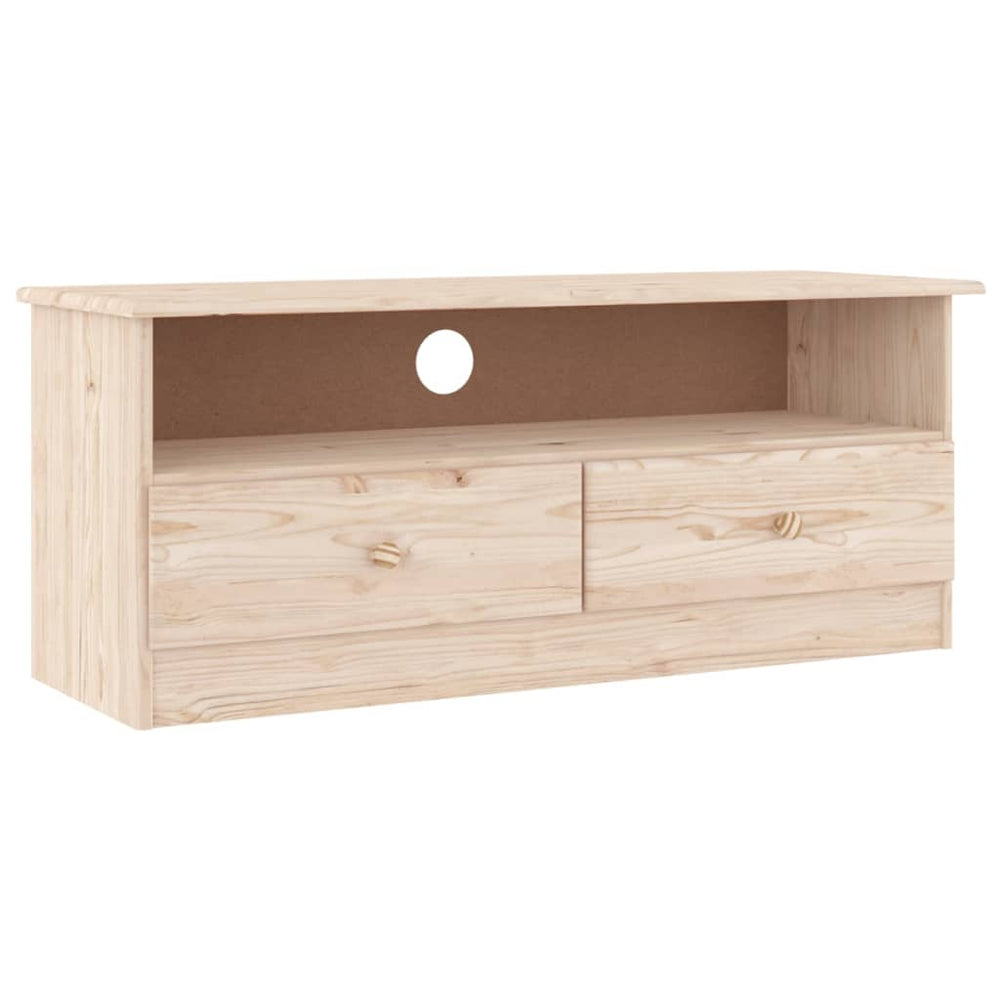 TV-Schrank Kiefer Massivholz 100 cm