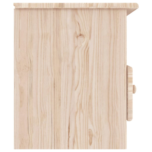 TV-Schrank Kiefer Massivholz 100 cm
