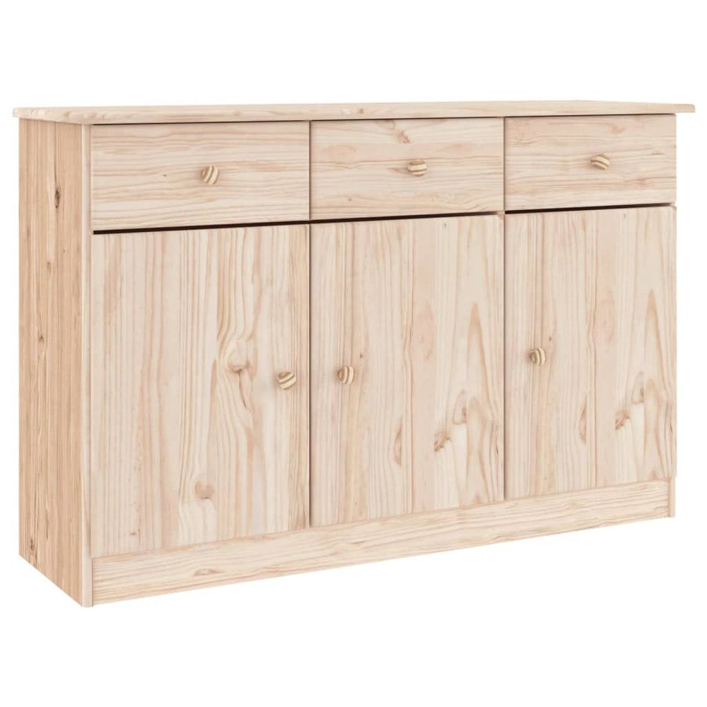 vidaXL Sideboard ALTA 112x35x73 cm Solid Pine Wood