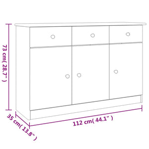 Sideboard ALTA Kiefer Massivholz 112 cm