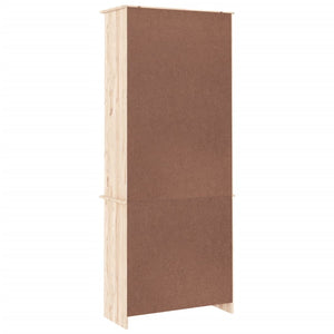 Vitrinenschrank ALTA Kiefer Massivholz 77x186,5 cm