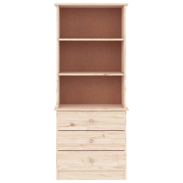 Bücherregal Kiefer Massivholz 60x142 cm