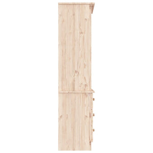 Bücherregal Kiefer Massivholz 60x142 cm