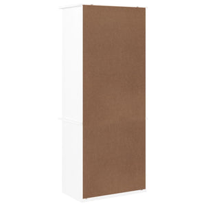 Bücherregal Weiß Kiefer mit Schubladen 60x142 cm