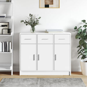 Weißes Sideboard 91x28x75cm