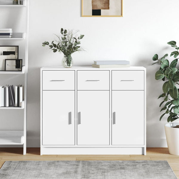 Weißes Sideboard 91x28x75cm