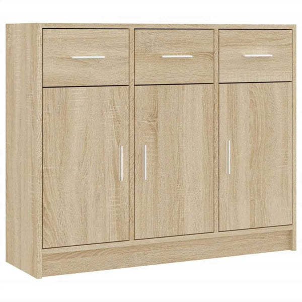 Sideboard Sonoma Eiche 91x28x75 cm
