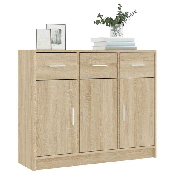 Sideboard Sonoma Eiche 91x28x75 cm