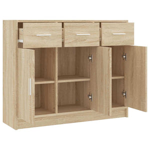 Sideboard Sonoma Eiche 91x28x75 cm