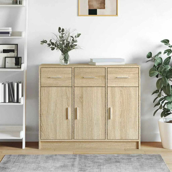 Sideboard Sonoma Eiche 91x28x75 cm