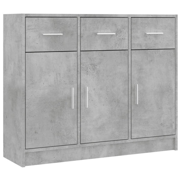 Betongraues Sideboard 91 cm