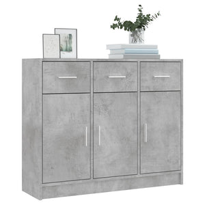 Betongraues Sideboard 91 cm