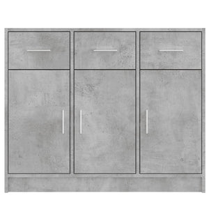 Betongraues Sideboard 91 cm