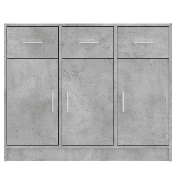 Betongraues Sideboard 91 cm