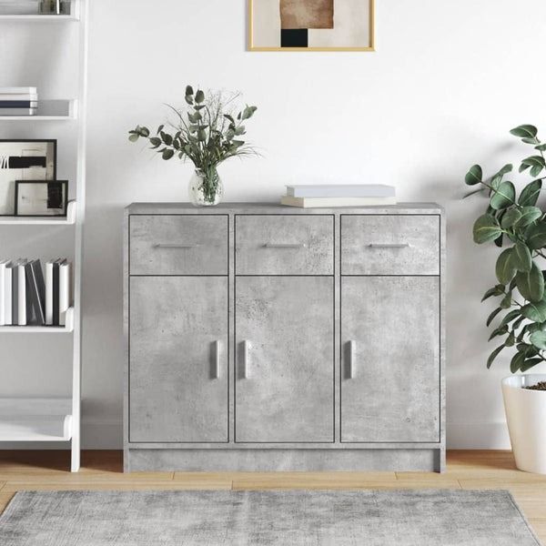 Betongraues Sideboard 91 cm
