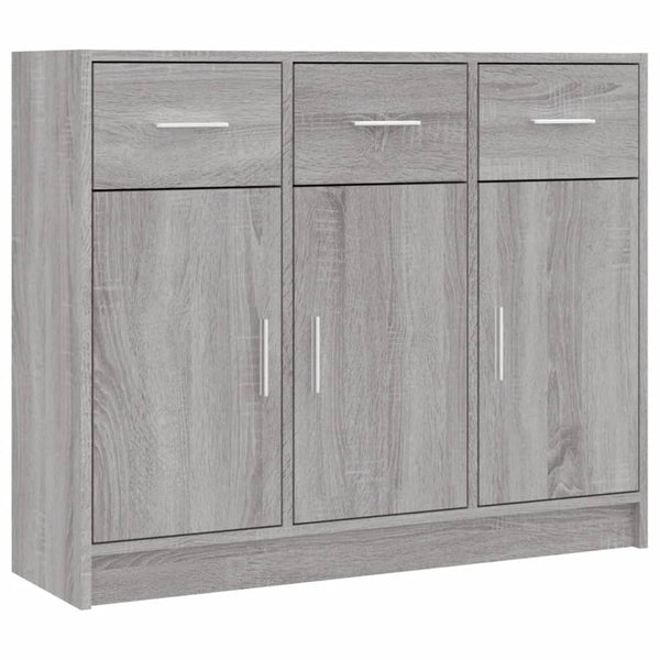 Sideboard Grau Sonoma 91x28x75 cm