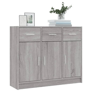Sideboard Grau Sonoma 91x28x75 cm