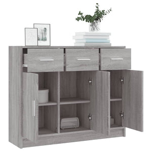 Sideboard Grau Sonoma 91x28x75 cm