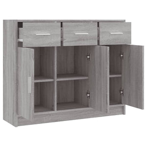 Sideboard Grau Sonoma 91x28x75 cm