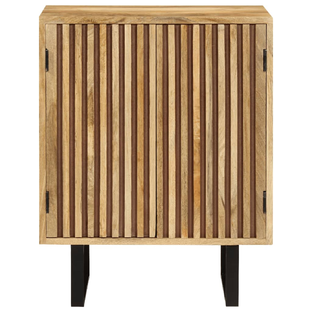 vidaXL Sideboard with 2 Doors 55x35x70 cm Solid Mango Wood