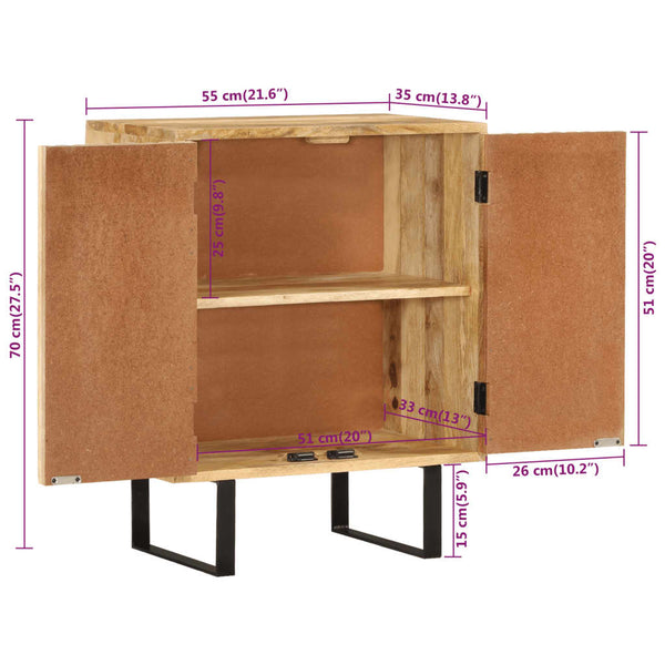 Mango Sideboard mit 2 Türen