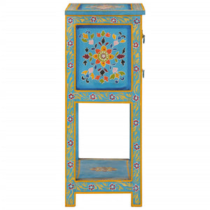 Türkis Sideboard 55x76 cm Mango Massivholz
