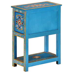Türkis Sideboard 55x76 cm Mango Massivholz