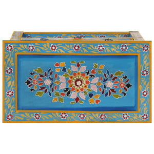 Türkis Sideboard 55x76 cm Mango Massivholz