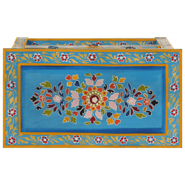 Türkis Sideboard 55x76 cm Mango Massivholz