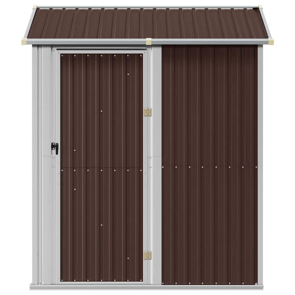 Gerätehaus Braun Verzinkt 192x152,5x237 cm