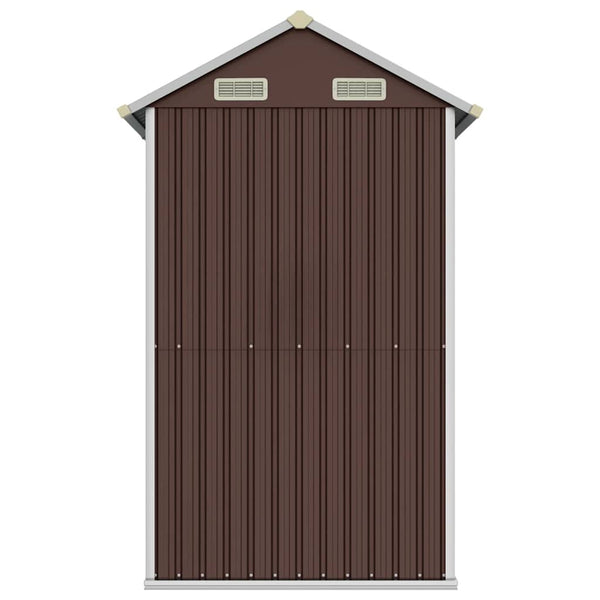 Gerätehaus Braun Verzinkt 192x152,5x237 cm