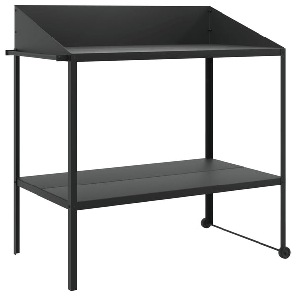 Anthrazit Pflanzenständer Verzinkter Stahl 100cm