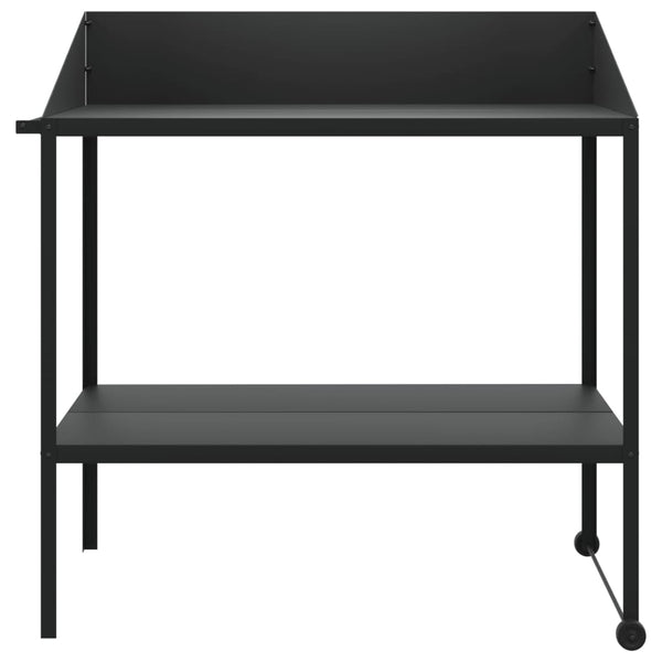 Anthrazit Pflanzenständer Verzinkter Stahl 100cm