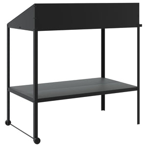 Anthrazit Pflanzenständer Verzinkter Stahl 100cm