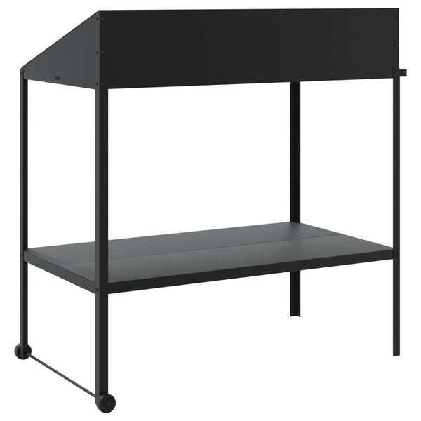 Anthrazit Pflanzenständer Verzinkter Stahl 100cm