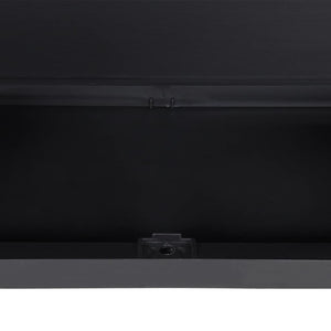 Gartenschrank Grau Schwarz 65x37x85cm