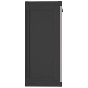 Gartenschrank Grau Schwarz 97x37x85cm