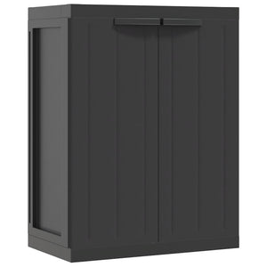 Gartenschrank Schwarz 65x37x85cm