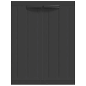 Gartenschrank Schwarz 65x37x85cm