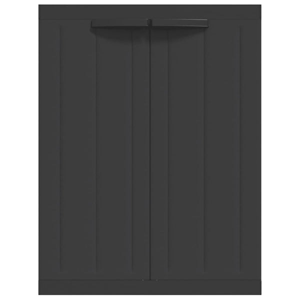 Gartenschrank Schwarz 65x37x85cm